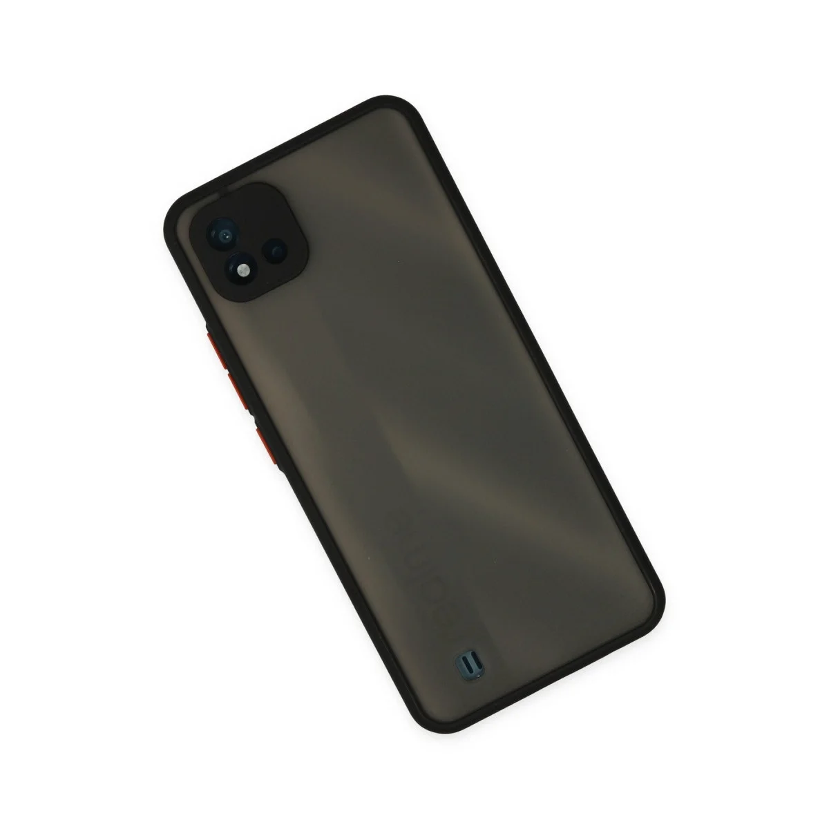 Realme C11 2021 Kılıf Montreal Silikon Kapak - Siyah görsel 2