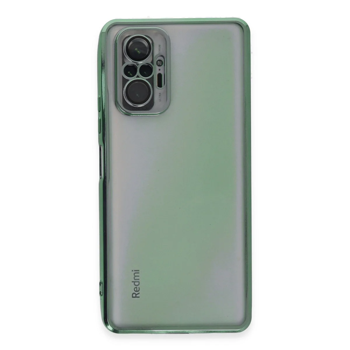 Xiaomi Redmi Note 10 Pro Kılıf Razer Lensli Silikon - Yeşil görsel 2