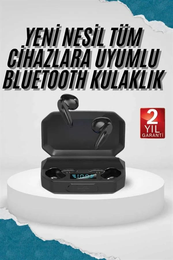 Kulak İçi Bluetooth Kulaklık Rgb Işıklı Çift krofonlu iOS/Android Uyumlu BT 5.2 görsel 2