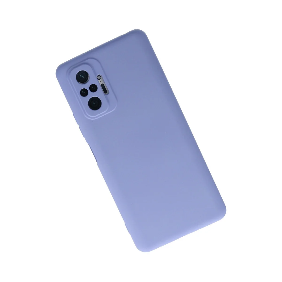 Xiaomi Redmi Note 10 Pro Kılıf Nano İçi Kadife Silikon - Lila görsel 3