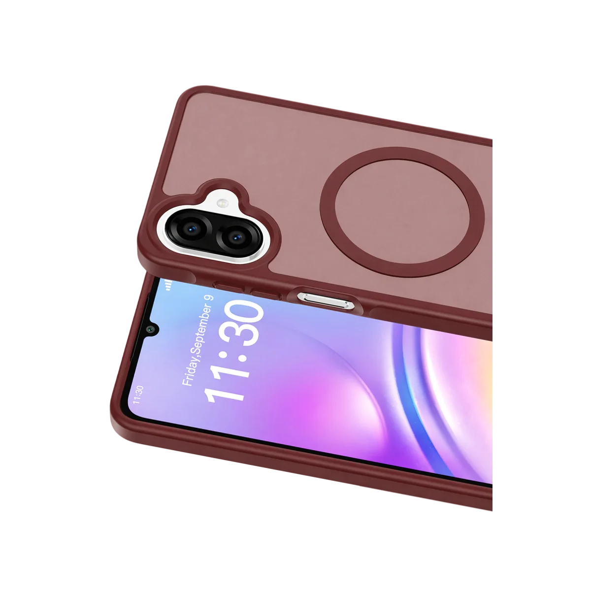 Joko Samsung Galaxy A07 4G Jota Magsafe Kapak - Bordo görsel 2