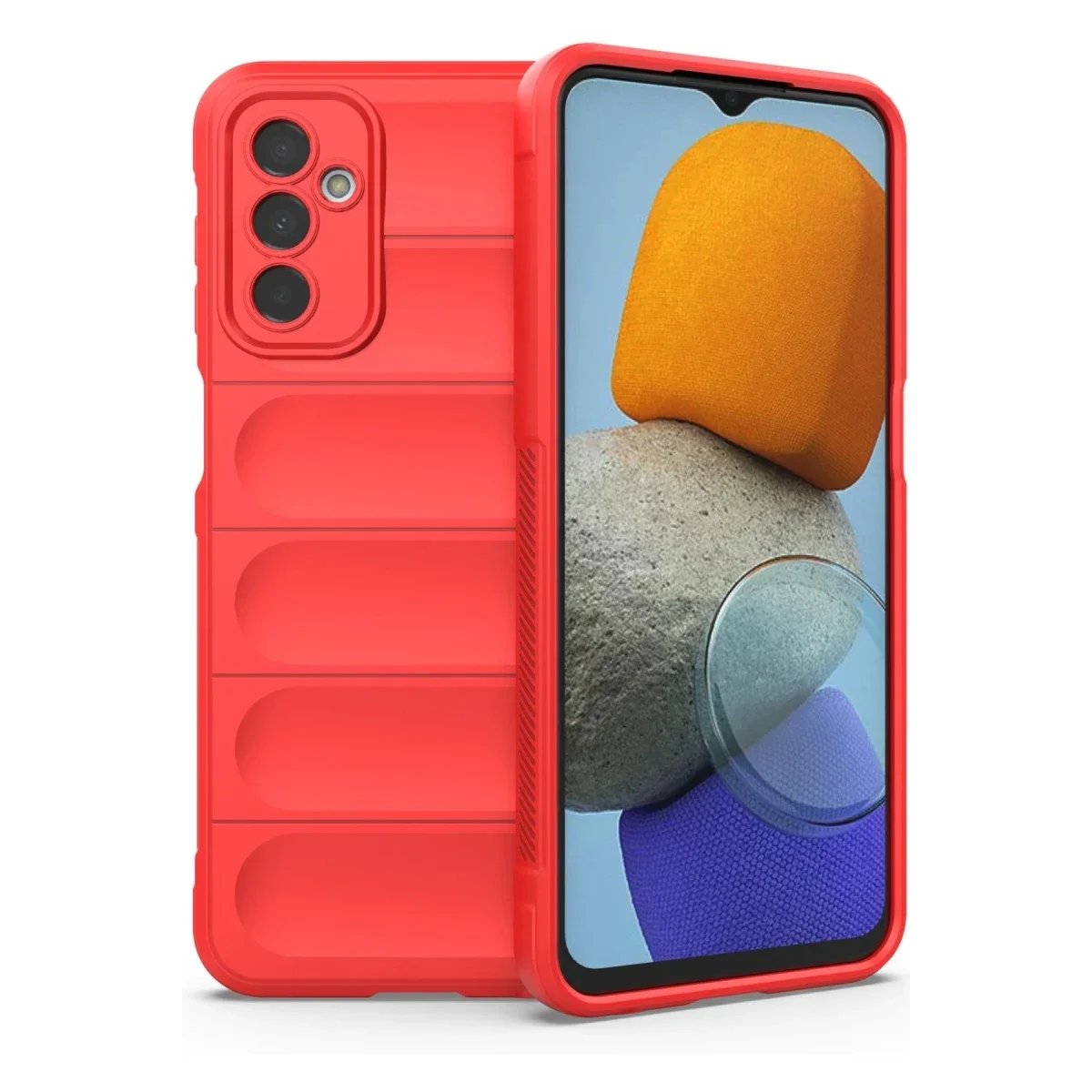 Samsung Galaxy M23 Kılıf Optimum Silikon - Kırmızı
