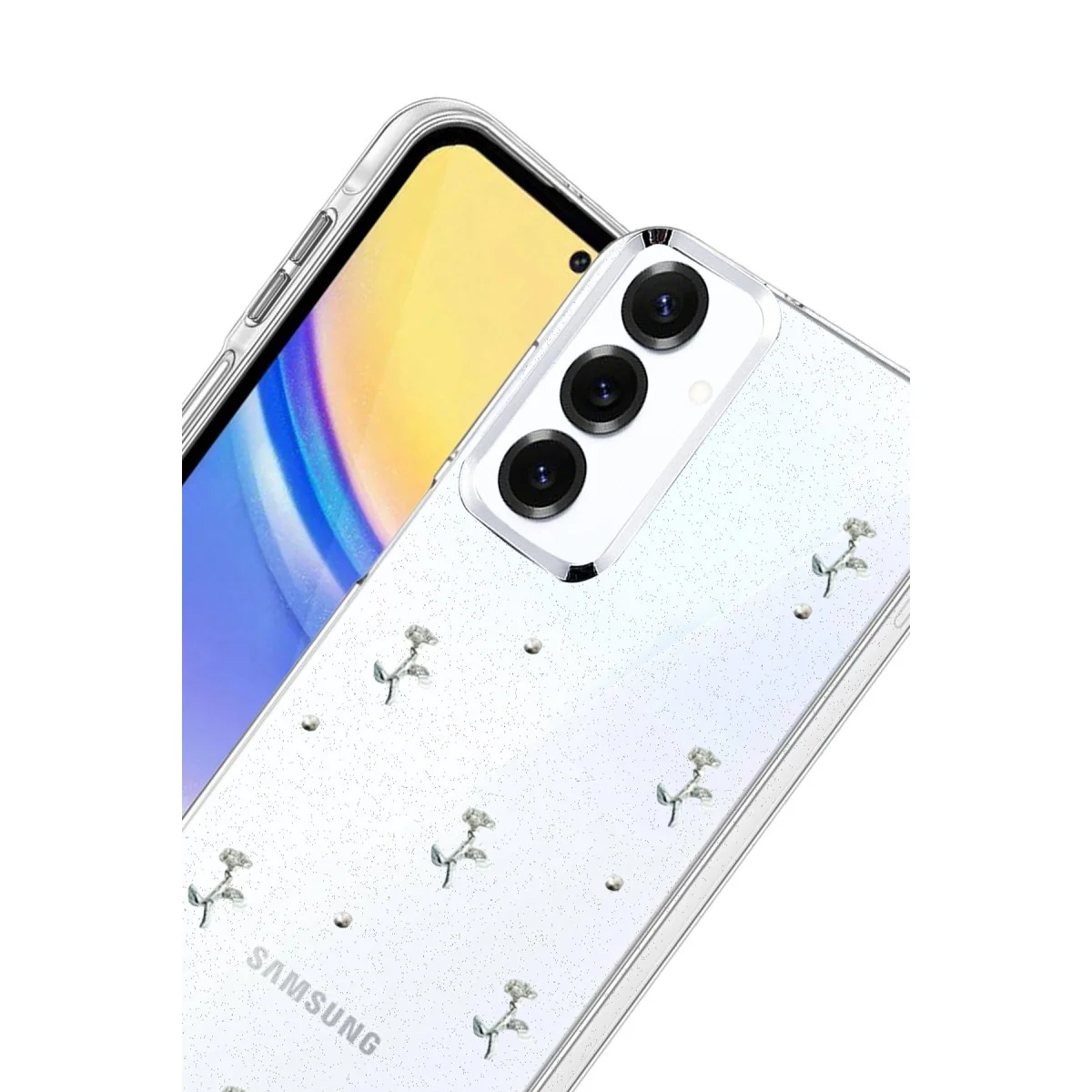 Samsung Galaxy A34 5g Fiyonk Desenli Kapak - Desen 4 görsel 3