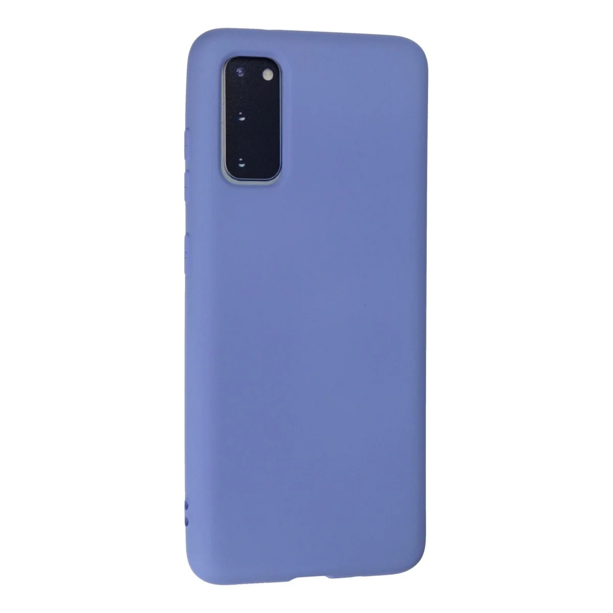 Samsung Galaxy S20 Kılıf Nano İçi Kadife Silikon - Lila görsel 3
