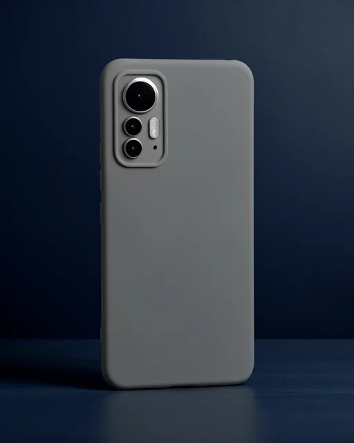 Xiaomi Mi 12 Lite Kılıf Nano İçi Kadife Silikon - Gri