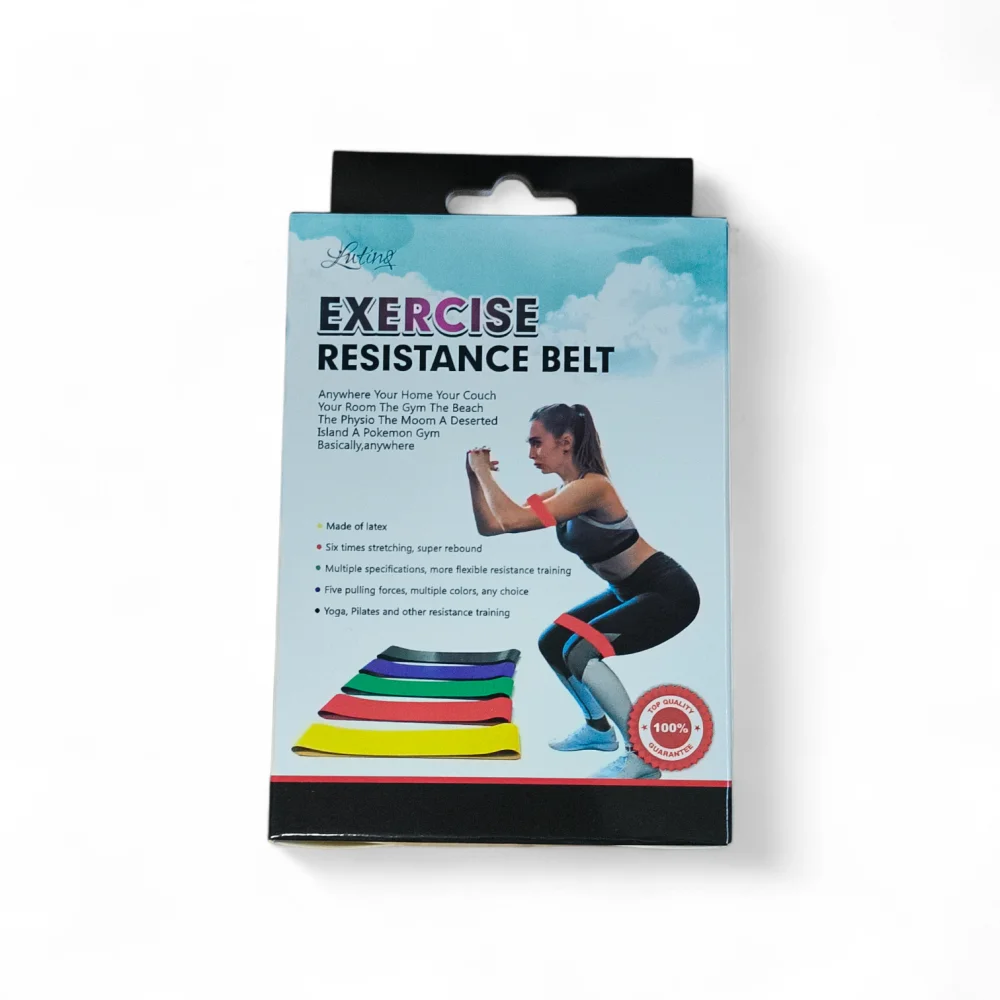 Aerobik Bant 5 Li Pilates Yoga Bandı *** görsel 2