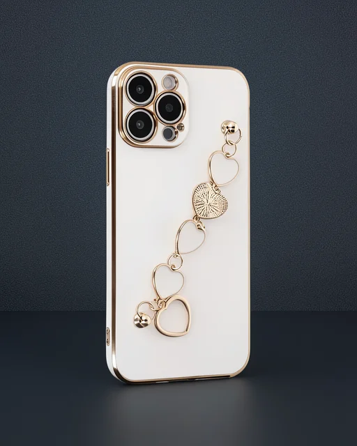 Apple İphone 13 Pro Kılıf Esila Silikon - Beyaz
