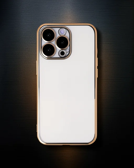 Apple İphone 13 Pro Kılıf Razer Lensli Silikon - Gold