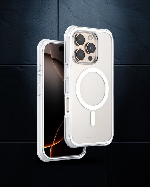 Onegif Apple İphone 16 Pro Hulk Magsafe Kapak - Beyaz