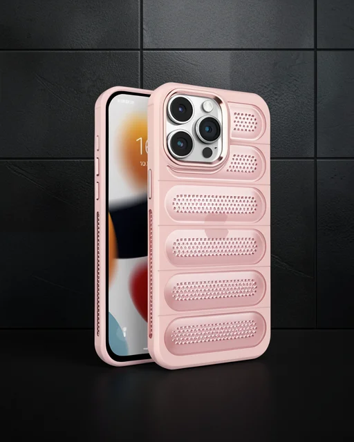 Apple İphone 15 Pro Kılıf Airmax Silikon Kapak - Pembe