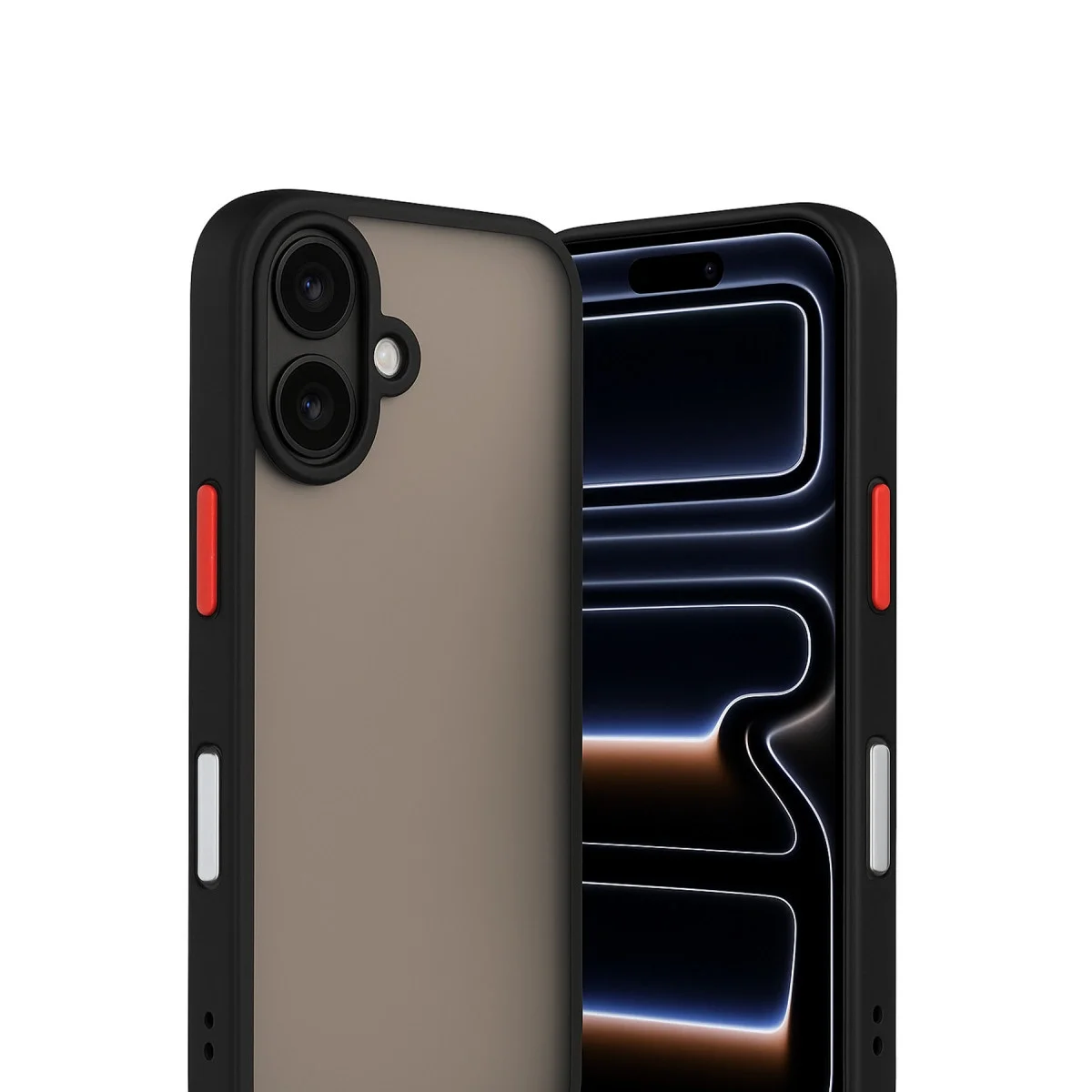 Apple İphone 17 Kılıf Montreal Silikon Kapak - Siyah görsel 2