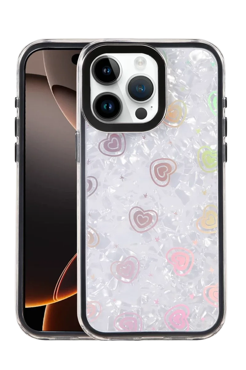 Apple iPhone 16 Pro Max Lu Desenli Kapak - Siyah