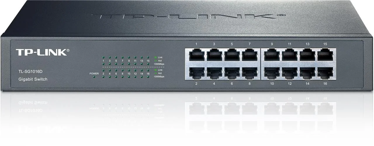 TL-SG1016D 16 Port Gıgabıt Desktop Rackmount Swıtch