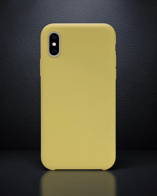 Apple İphone X Kılıf Lansman Legant Silikon - Sarı