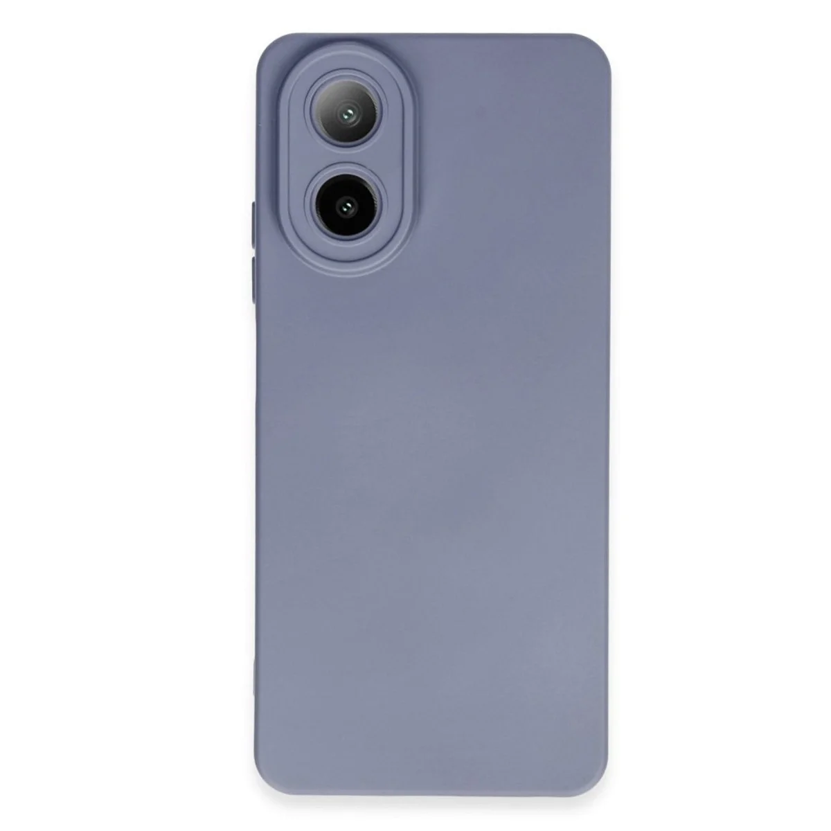 Oppo A38 Kılıf Nano İçi Kadife Silikon - Gri