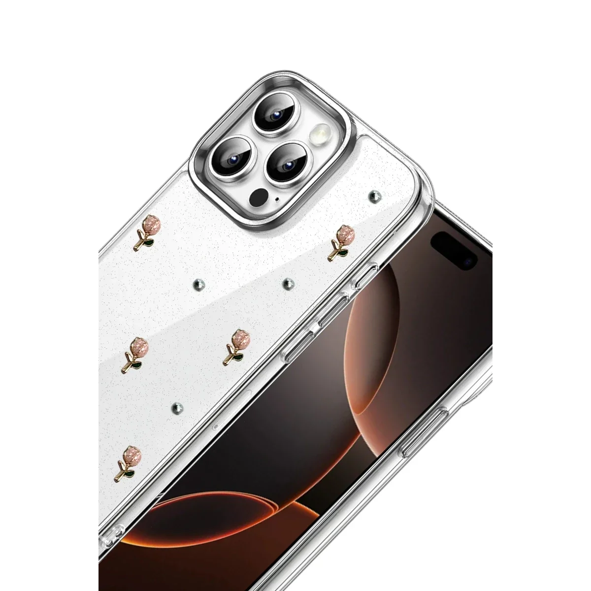 Apple iPhone 15 Pro Fiyonk Desenli Kapak - Desen 6 görsel 2