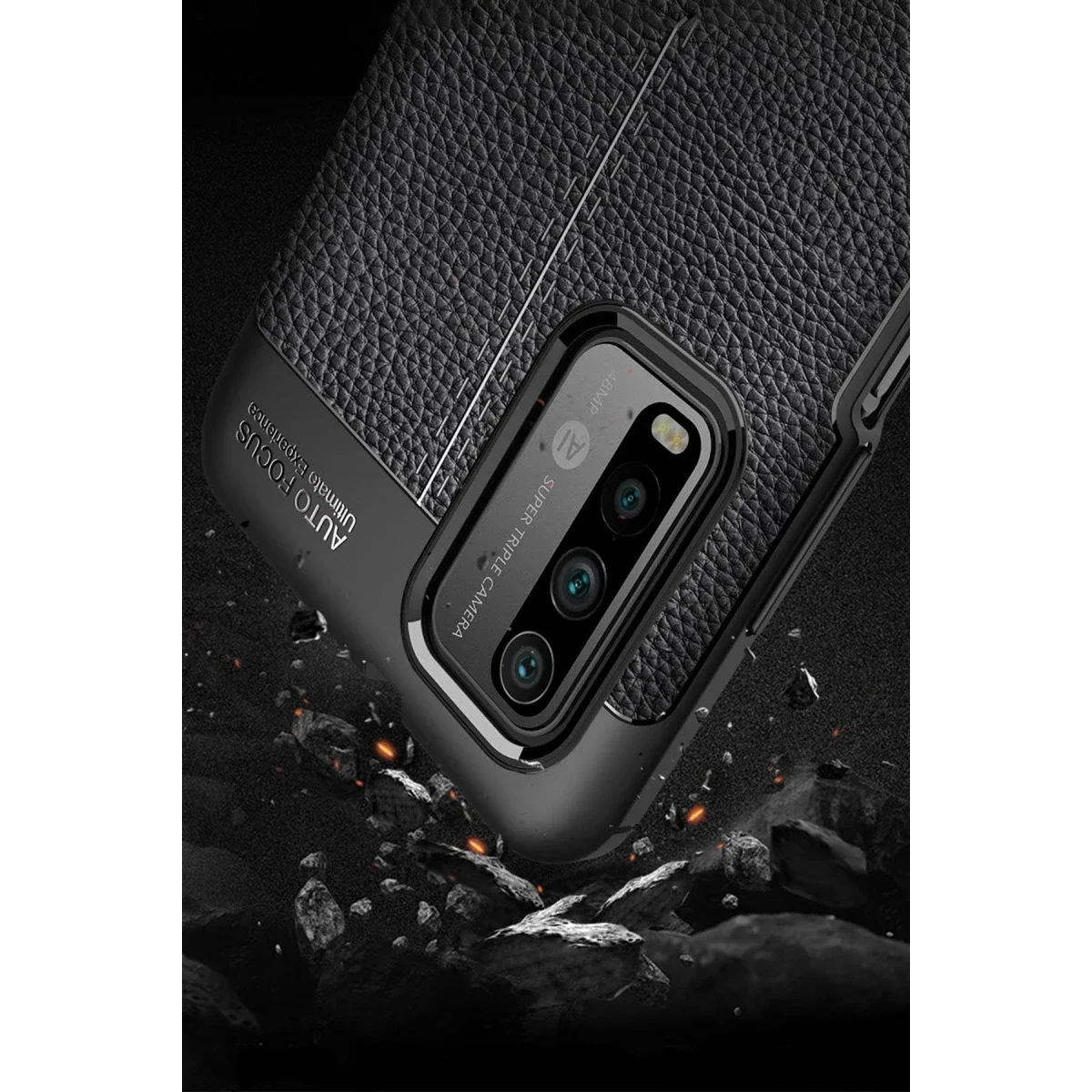 Xiaomi Redmi 9T Kılıf Auto Focus Kapak - Kırmızı görsel 3