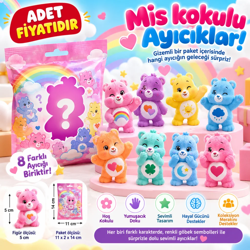 20333 3D FİGÜR CARE BEARS BESTIES SÜRPRİZ PAKET 36D CARE (adet fiyatıdır)