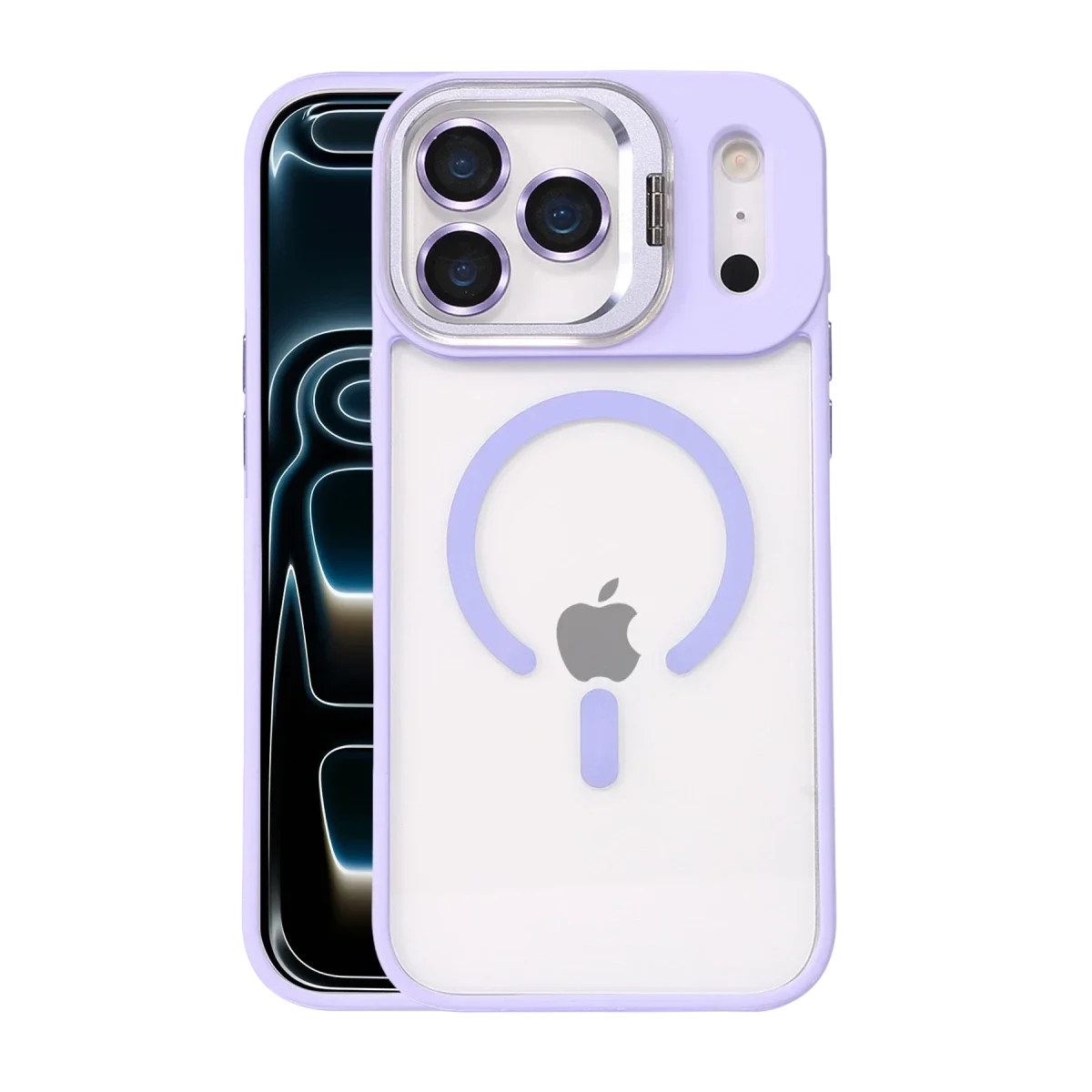 Joko Apple iPhone 17 Pro Remim Lensli Magsafe Standlı Kapak - Lila