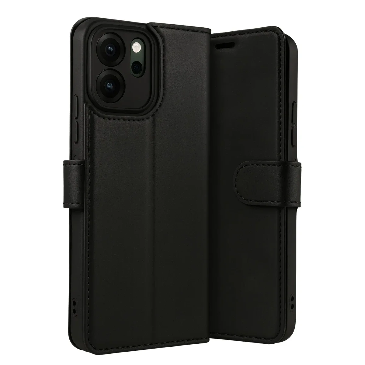 Oppo Reno 14F Trend S Plus Kapaklı Kılıf - Siyah