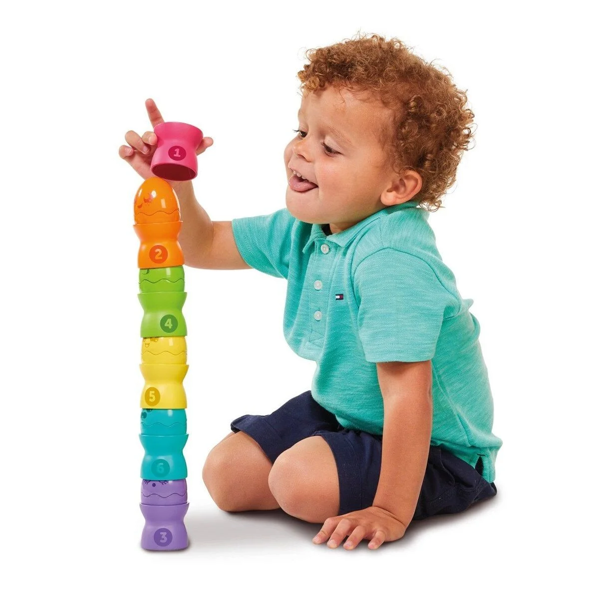 73083 Tomy - Saklambaçlı Yumurta Kule Seti 6-36 ay görsel 4