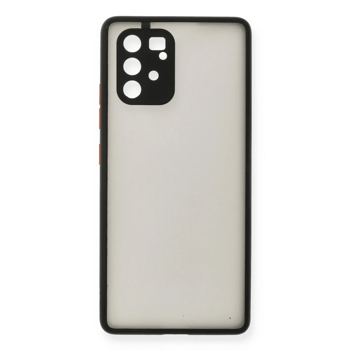 Samsung Galaxy A91 / S10 Lite Kılıf Montreal Silikon Kapak - Siyah görsel 2