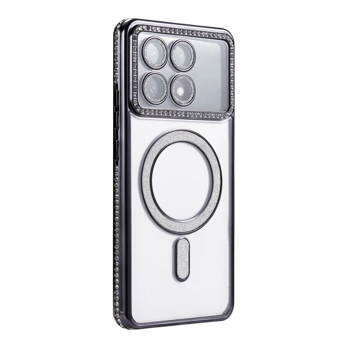 Xiaomi Poco X6 Pro Joke Simli Magneticsafe Kılıf - Siyah görsel 3