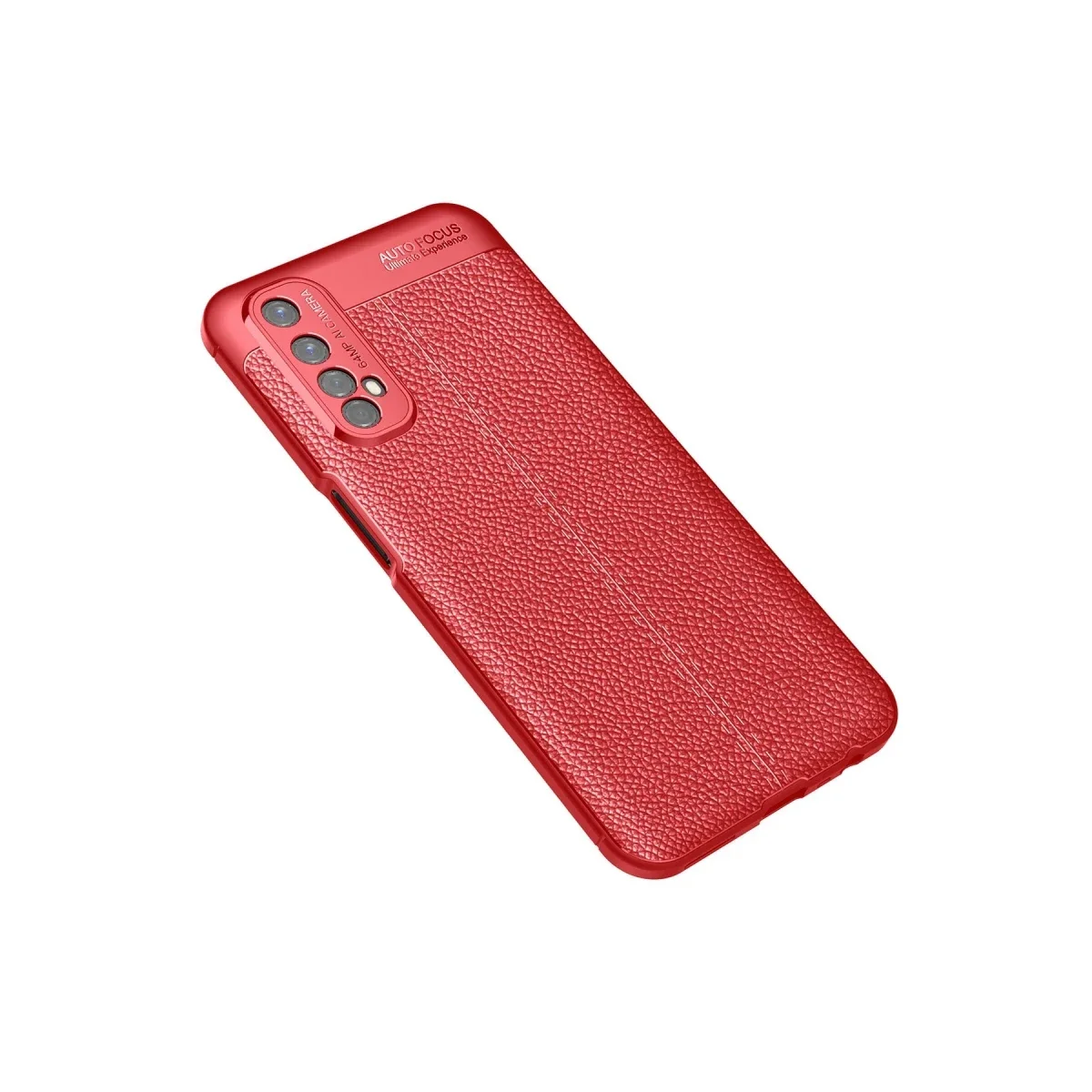 Realme 7 Kılıf Auto Focus Kapak - Kırmızı görsel 2