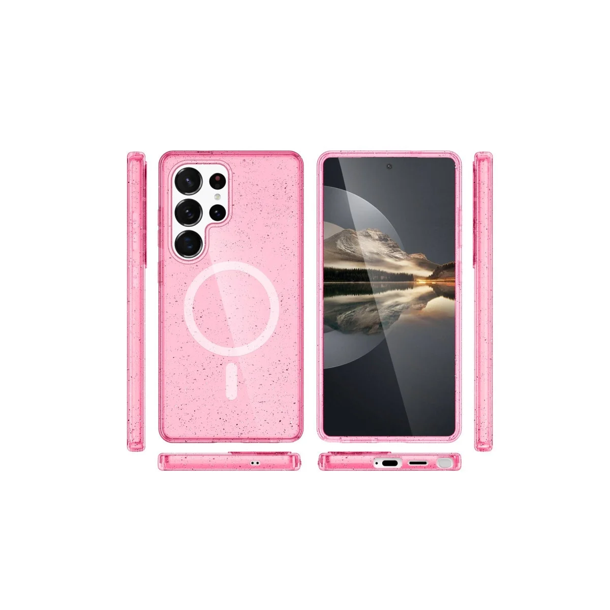 Joko Samsung Galaxy S24 Ultra Kılıf Magsafe Kapak - Pembe görsel 2