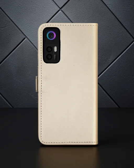 Tcl 30 Kılıf Trend S Plus Kapaklı Kılıf - Gold