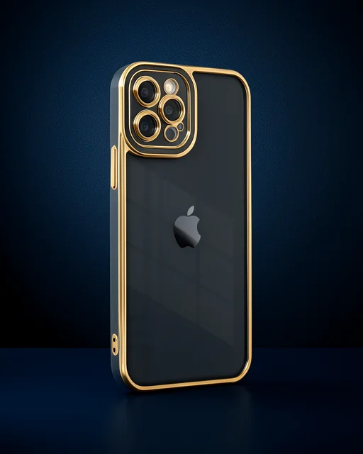 Apple İphone 12 Pro Max Kılıf Liva Lens Silikon - Siyah