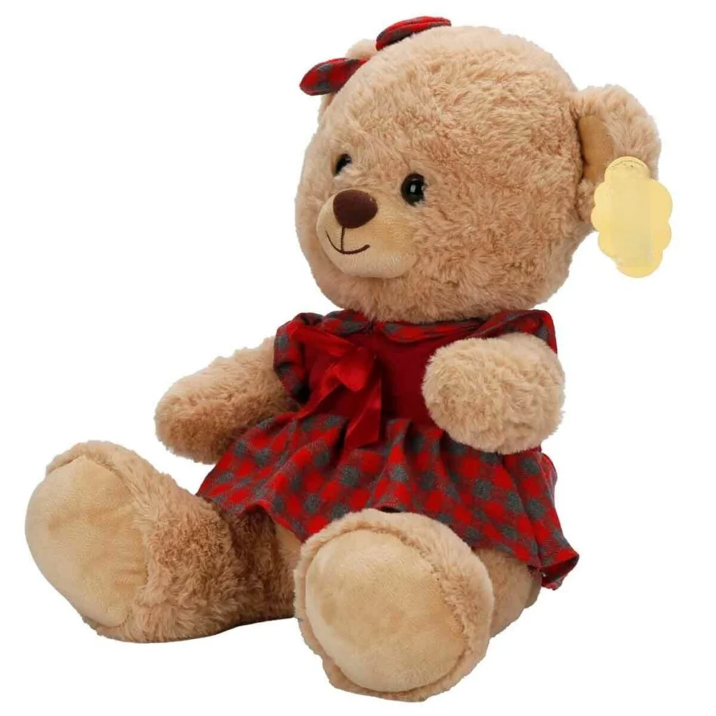 4810 Peluş Ayı Elbiseli 32CM 2A görsel 4
