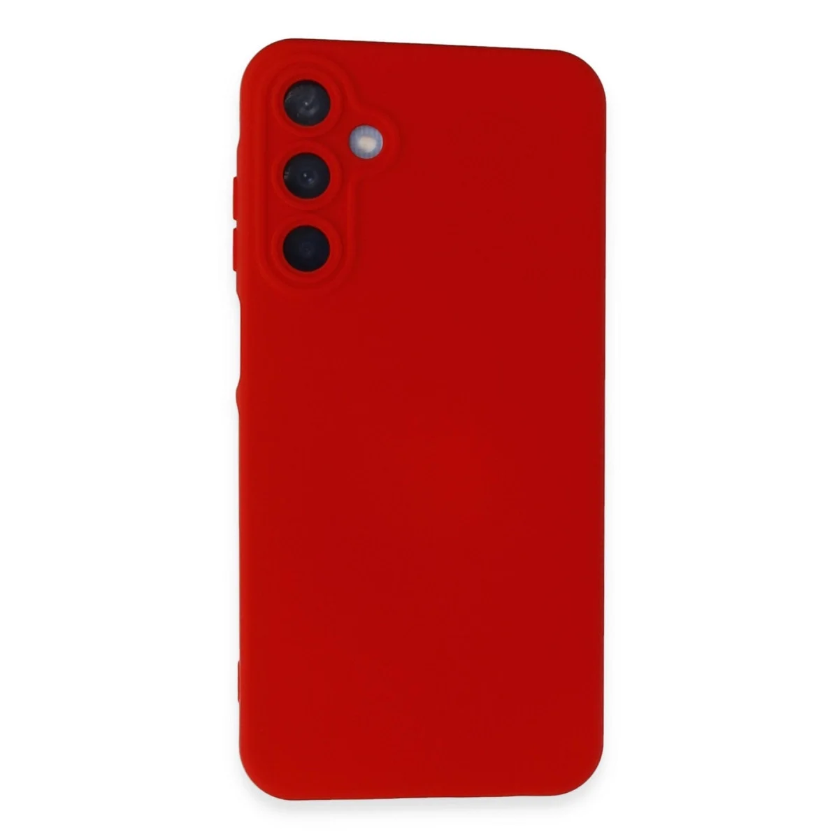 Samsung Galaxy A05s Kılıf Nano İçi Kadife Silikon - Kırmızı