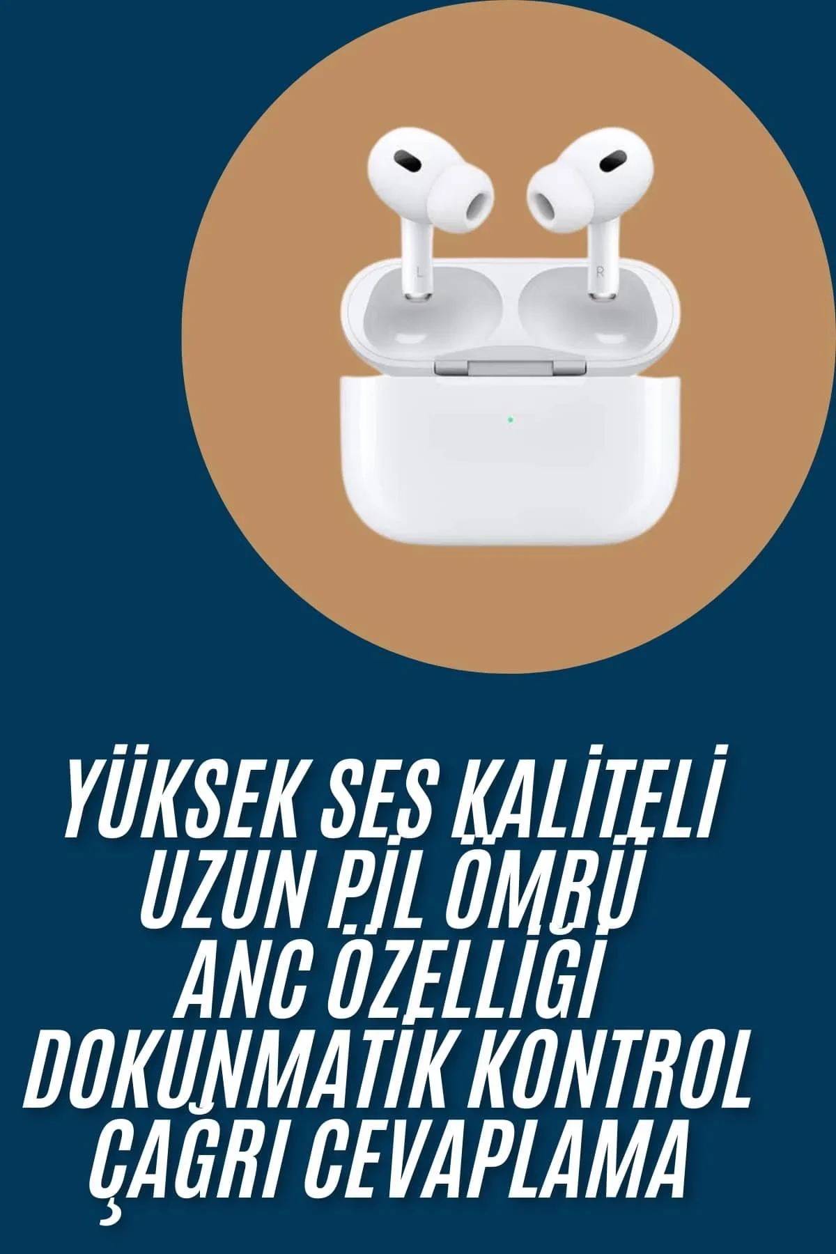 Yeni Nesil Pro Bluetooth Kulaklık Android ve İOS Uyumlu Dokunmatik Kontrol görsel 2