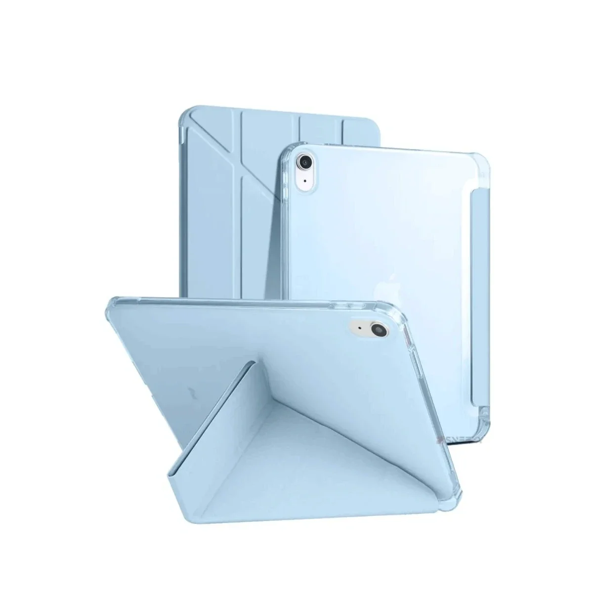 Apple iPad 2025 10.9 10.Nesil (A16) Kılıf Kalemlikli Mars Tablet Kılıfı - Mavi görsel 2