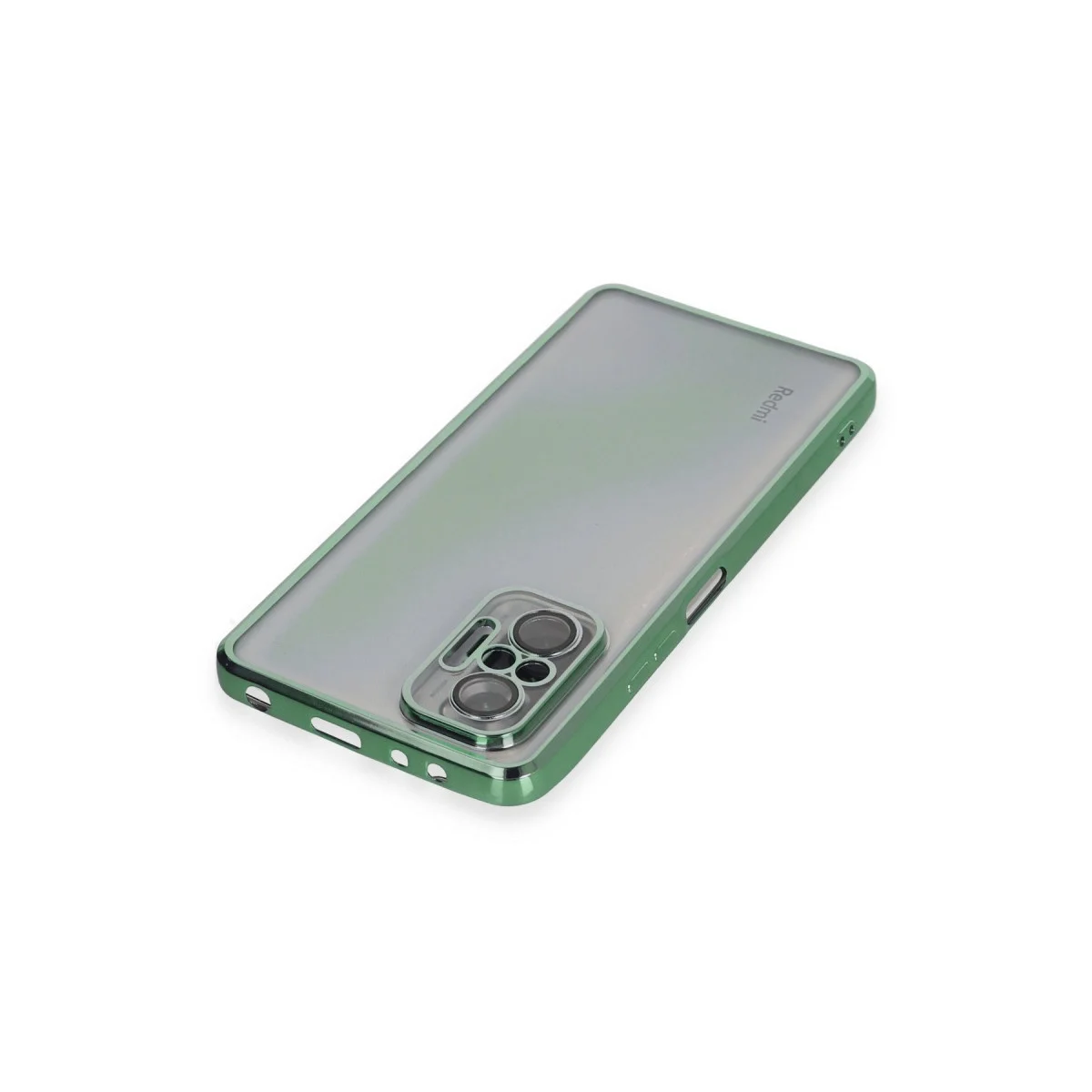 Xiaomi Redmi Note 10 Pro Kılıf Razer Lensli Silikon - Yeşil görsel 3