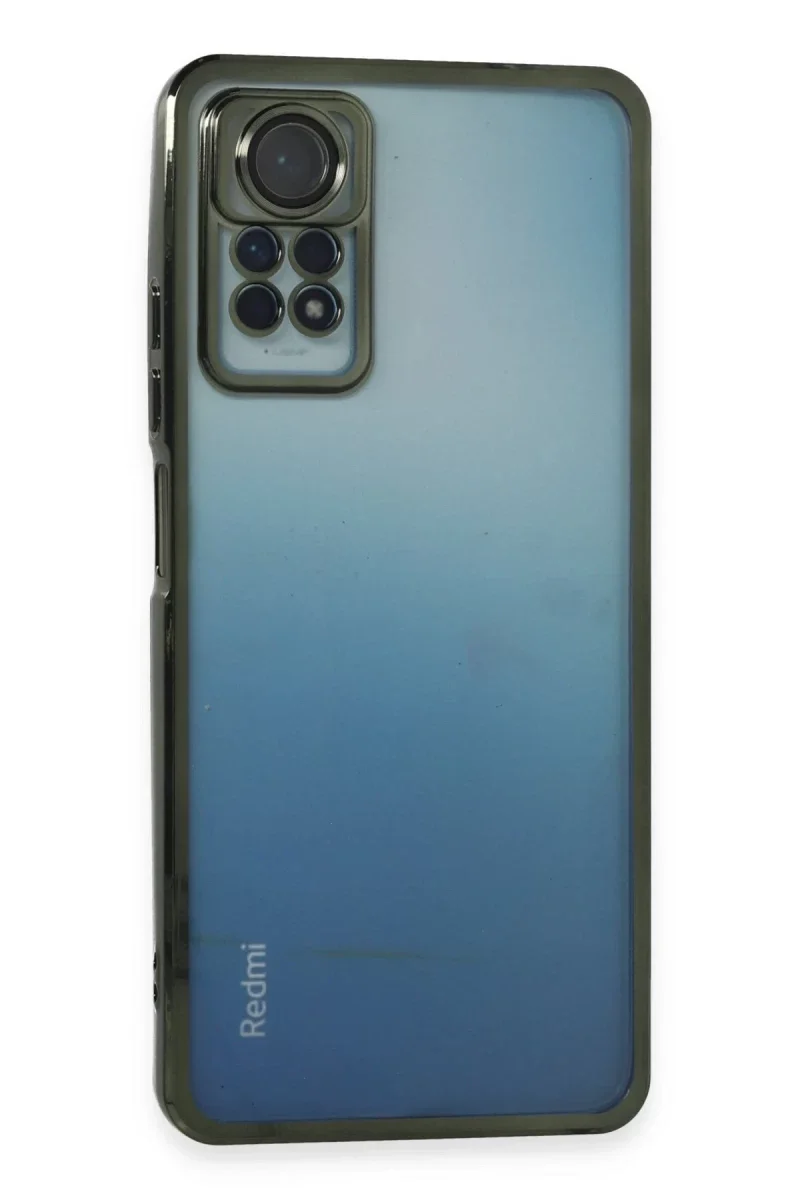 Xiao Red Note 11 Pro Kılıf Razer Lensli Silikon - Yeşil