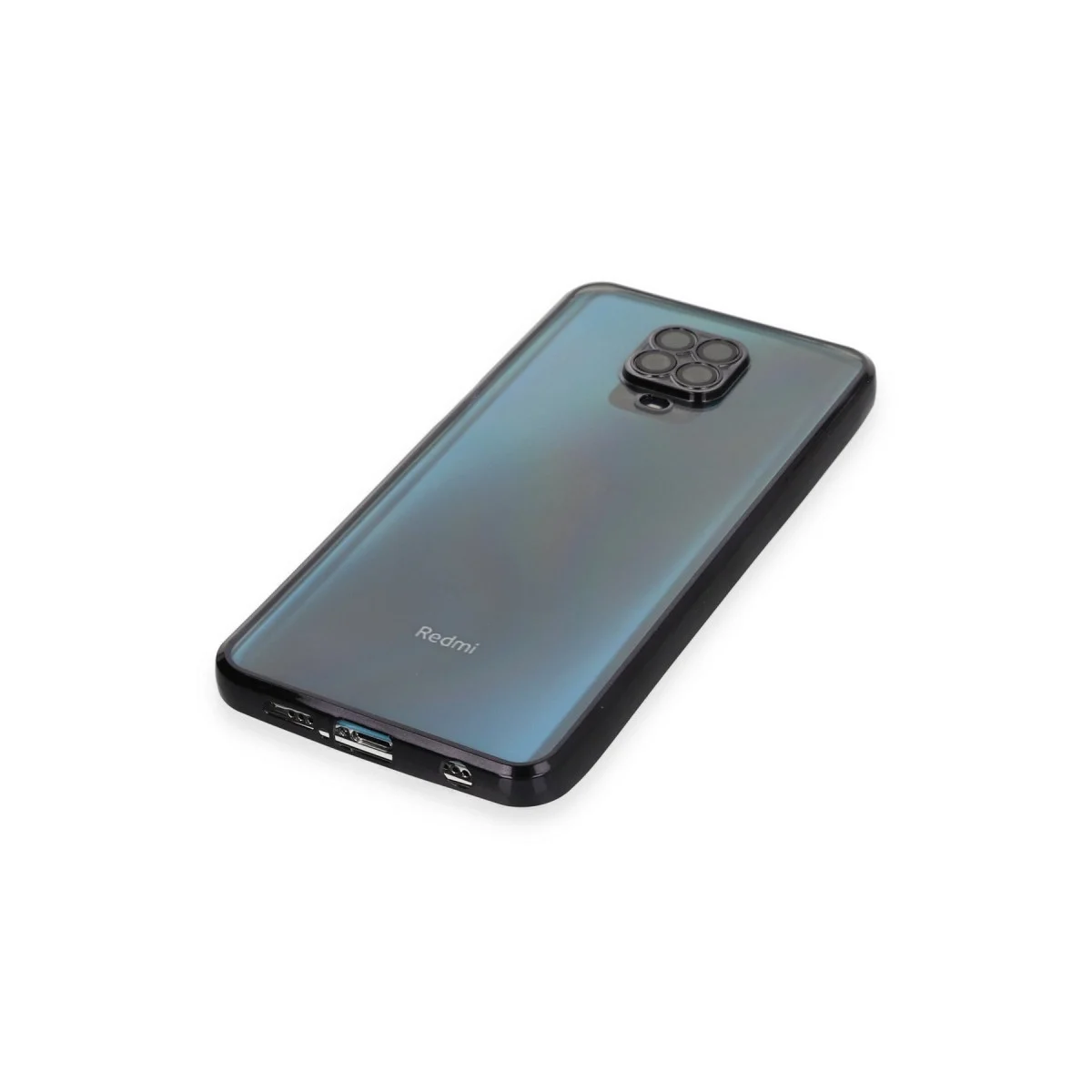 Xiaomi Redmi Note 9 Pro Kılıf Razer Lensli Silikon - Siyah görsel 4