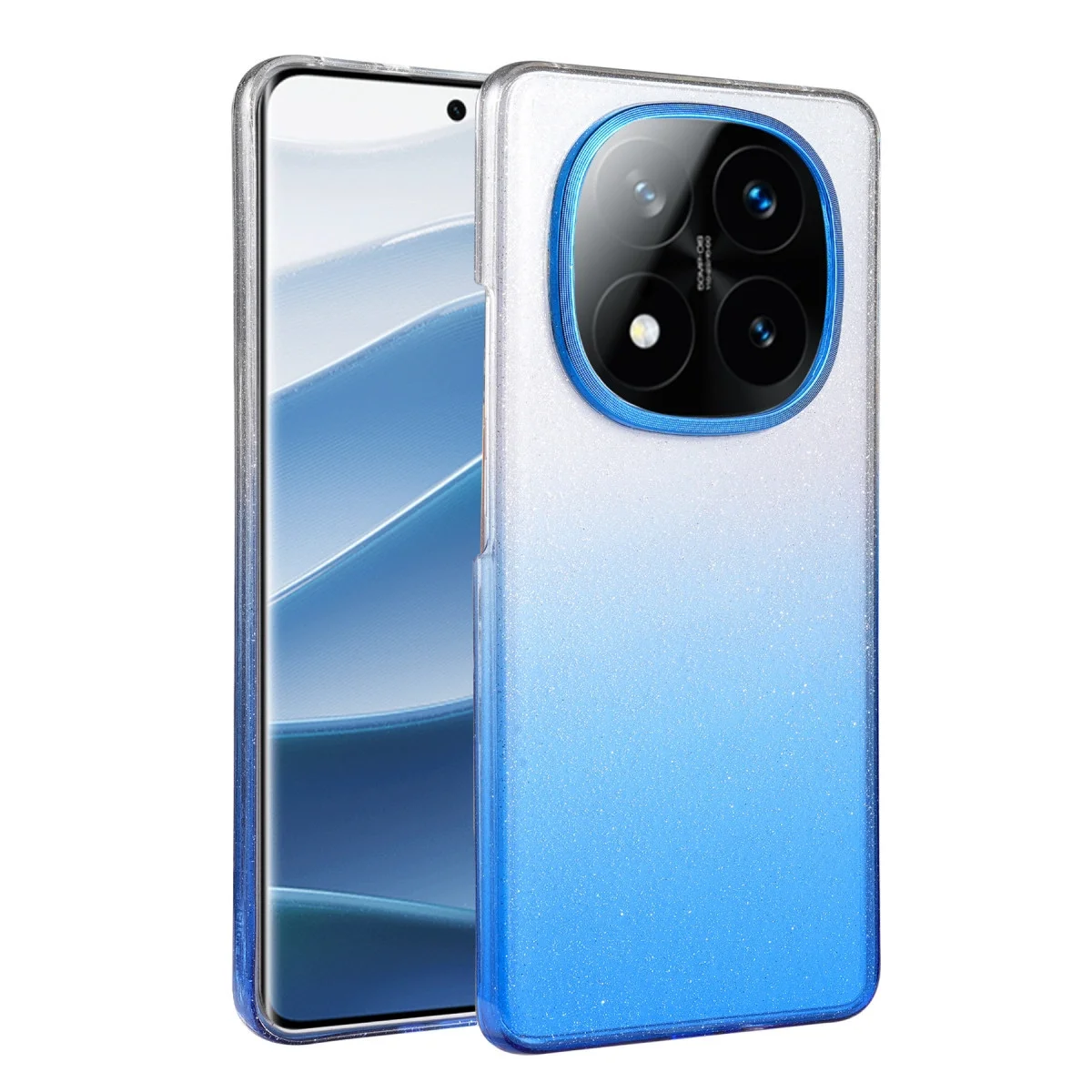 Xiao Red Note 14 Pro 5g Glossy Kapak - Mavi