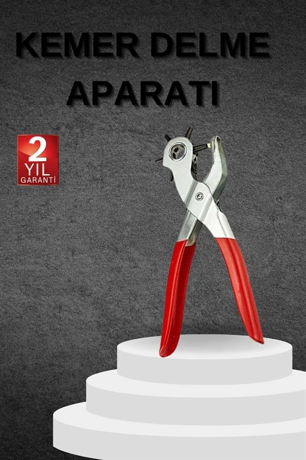 Kemer Delme Pensesi- Kemer Delik Açma Zımbası Paslanmaz Çelik görsel 2