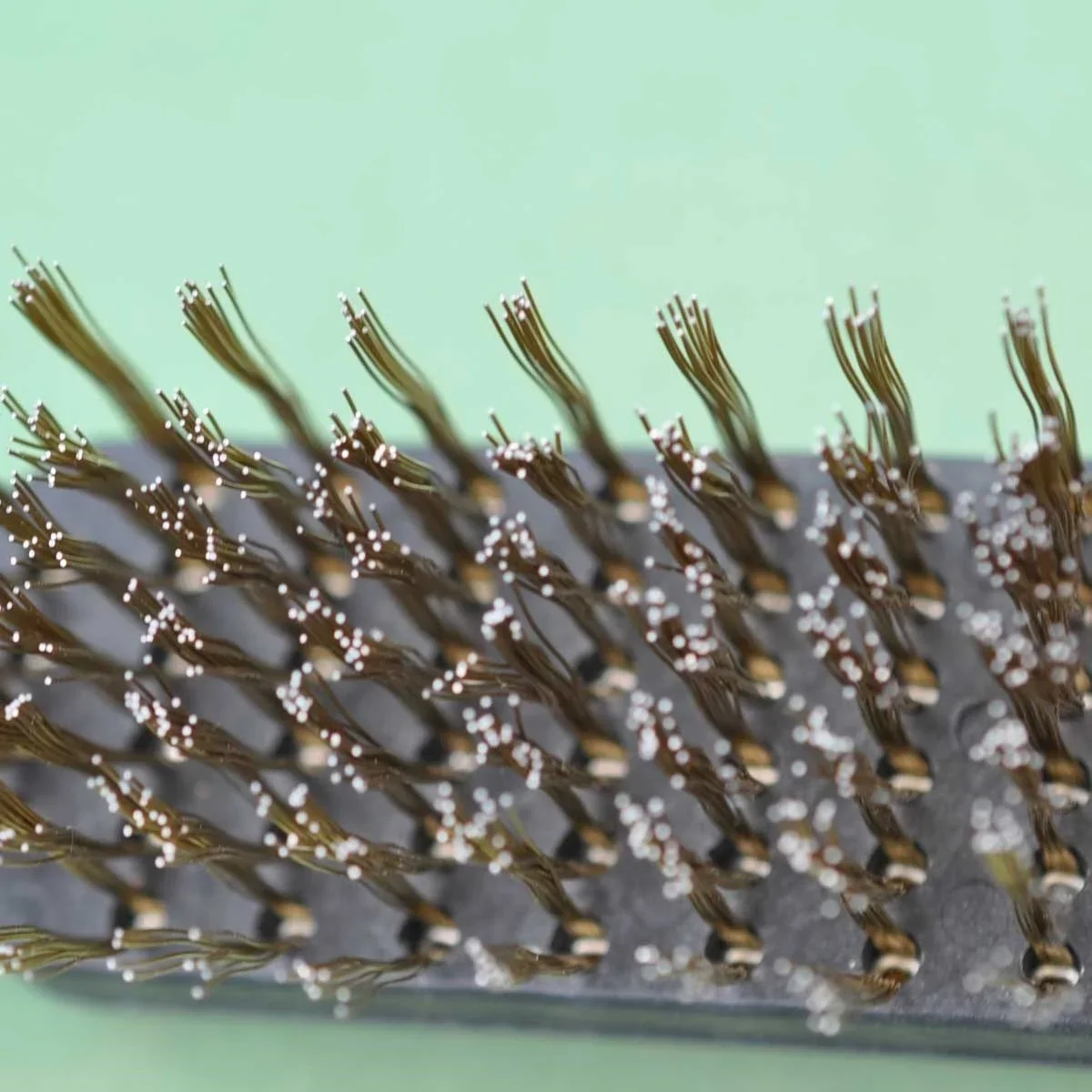 Metal Tel Fırça Plastik Saplı Pas Kir Sökme Tezleme Fırçası görsel 5