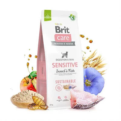 Sustainable Sensitive Balık ve Böcek Proteinli Yetişkin Köpek Maması 12 Kg