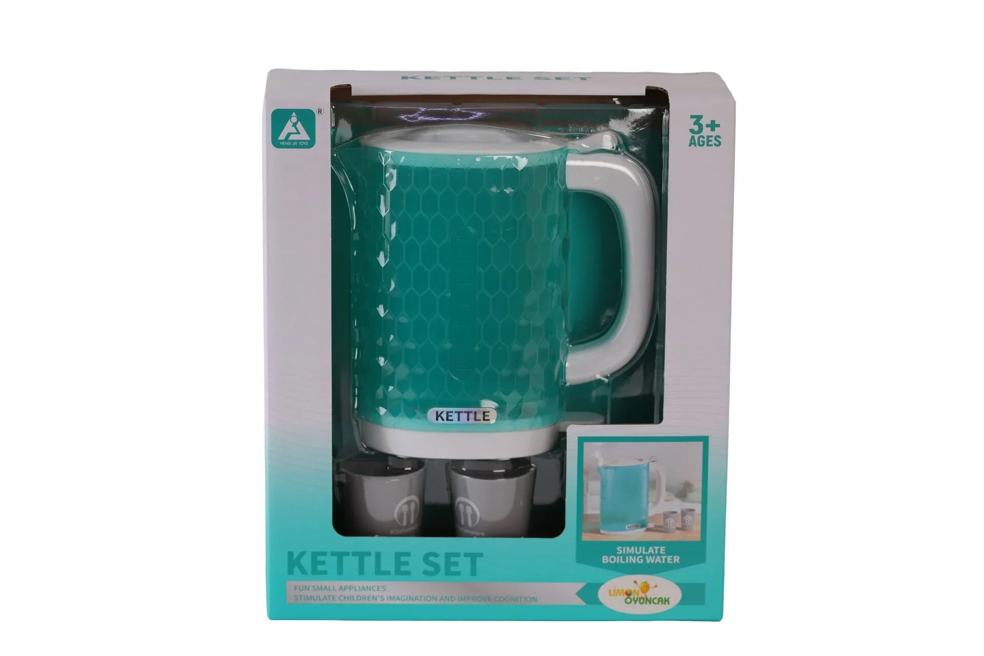 HJ633 HJ634 Pilli Işıklı Ve Müzikli Kettle görsel 2