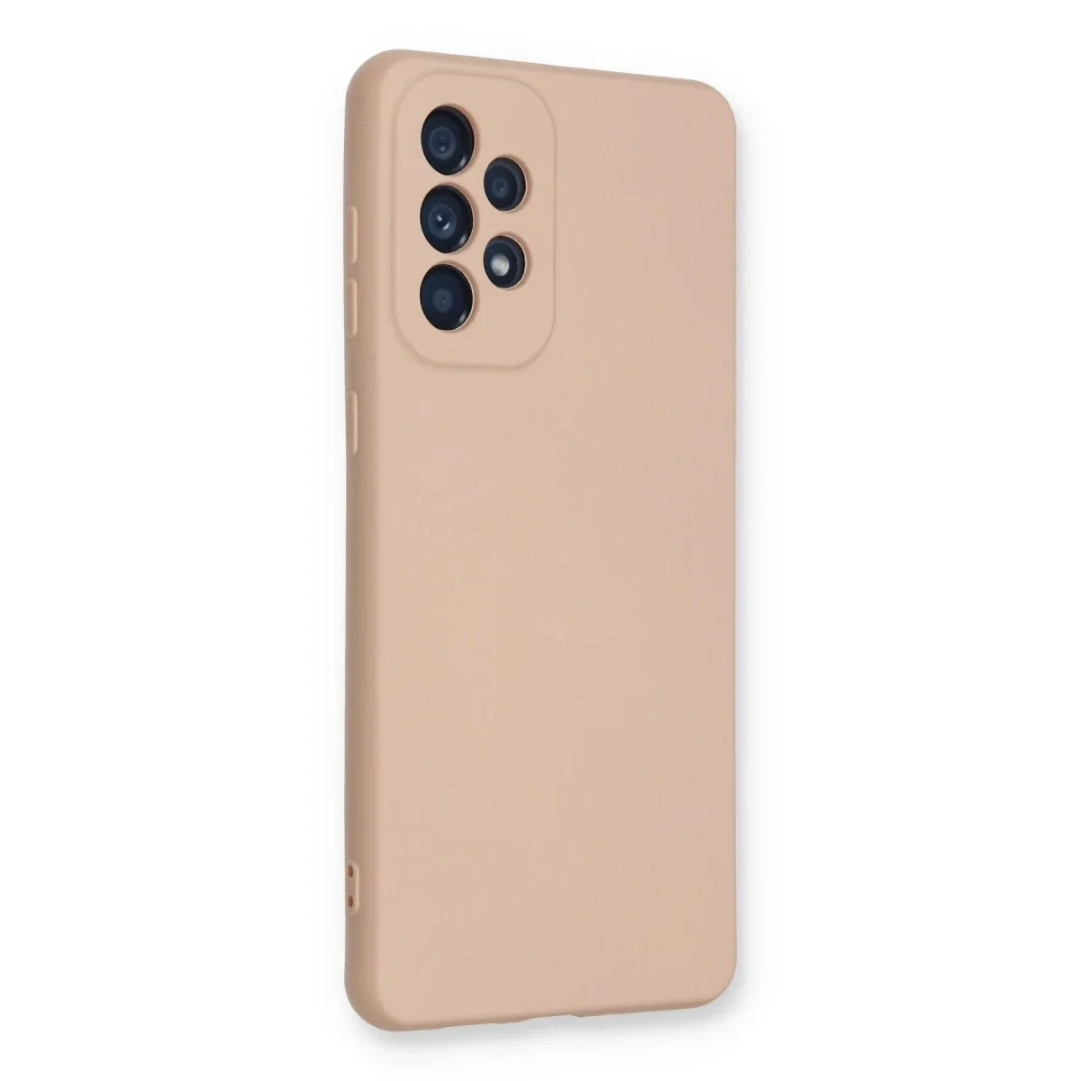 Samsung Galaxy A33 5G Kılıf Nano içi Kadife Silikon - Pudra görsel 2