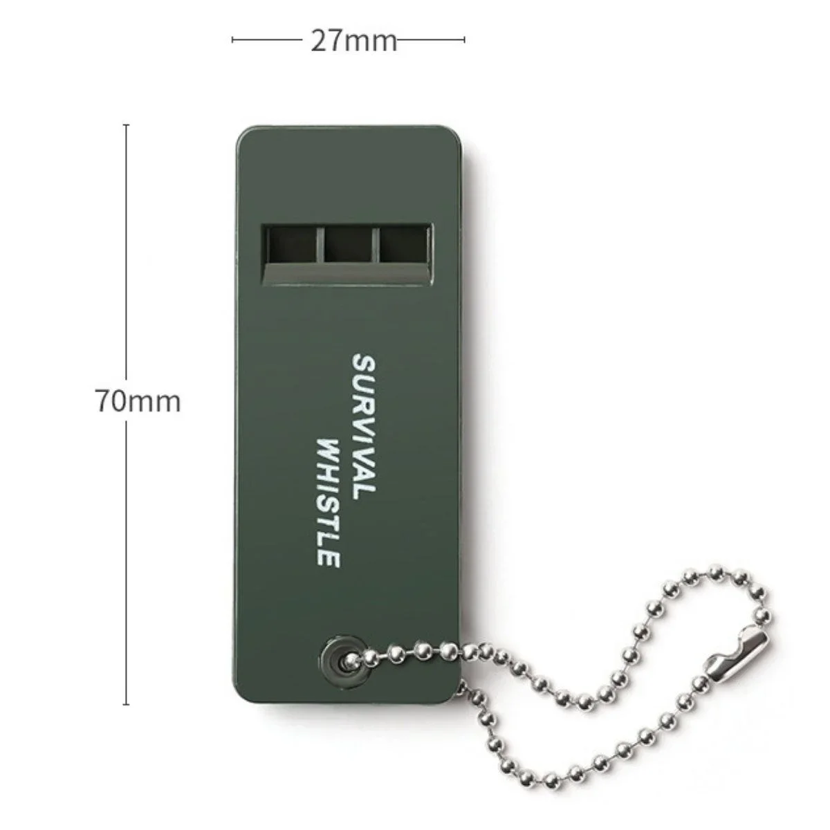 Kamp Outdoor Yaşam Yüksek Sesli Acil Durum Survival Plastik Düdük görsel 4