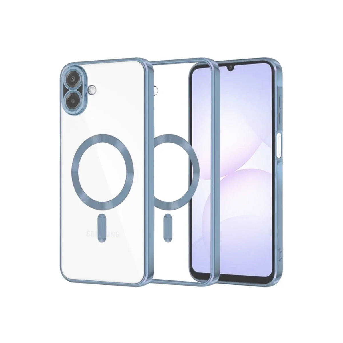 Samsung Galaxy A07 4G Kross Magneticsafe Kapak - Sierra Blue