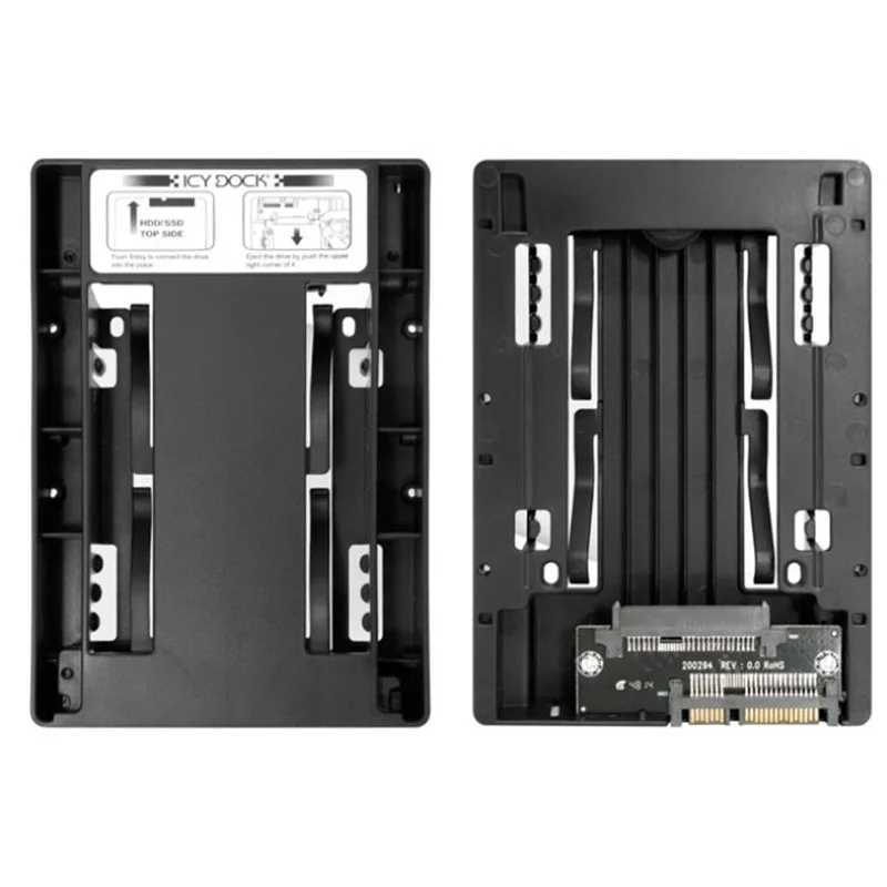 Icy Dock 3.5 Inc Den 2.5 Inc Sata Çevirici Kızak MB882SP-1S-3B (ST50 V3 7DF31001EA) görsel 2
