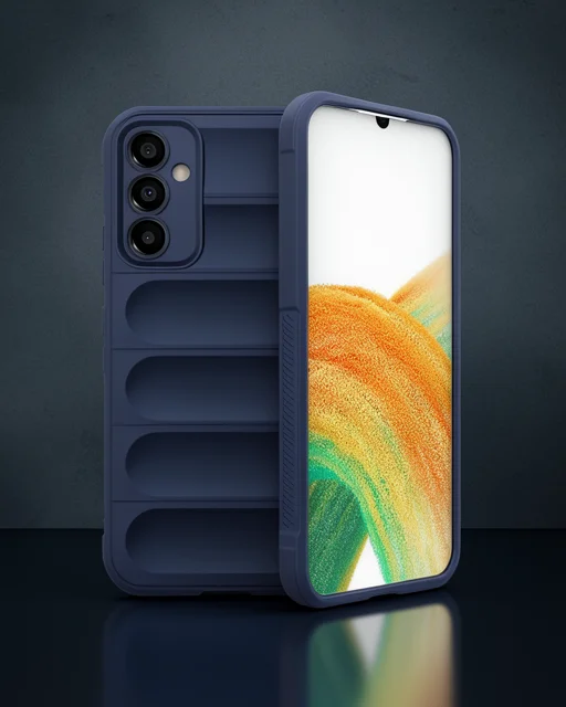 Samsung A56 Kılıf Optimum Silikon - Lacivert
