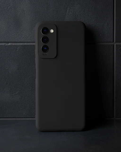 Tecno Camon 18 Kılıf First Silikon - Siyah