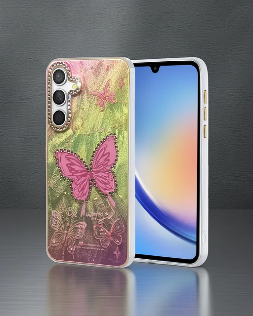 Samsung Galaxy A34 5g Kılıf Blade Aynalı Desenli Kapak - Desen 5
